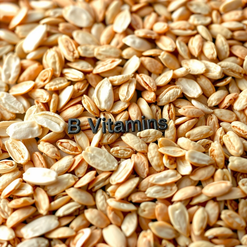 Granos enteros y cereales, representando las Vitaminasnaturalesysaluda del Grupo B.